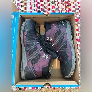 Xero Mid-High Hiking Boots, Purple, Size 9